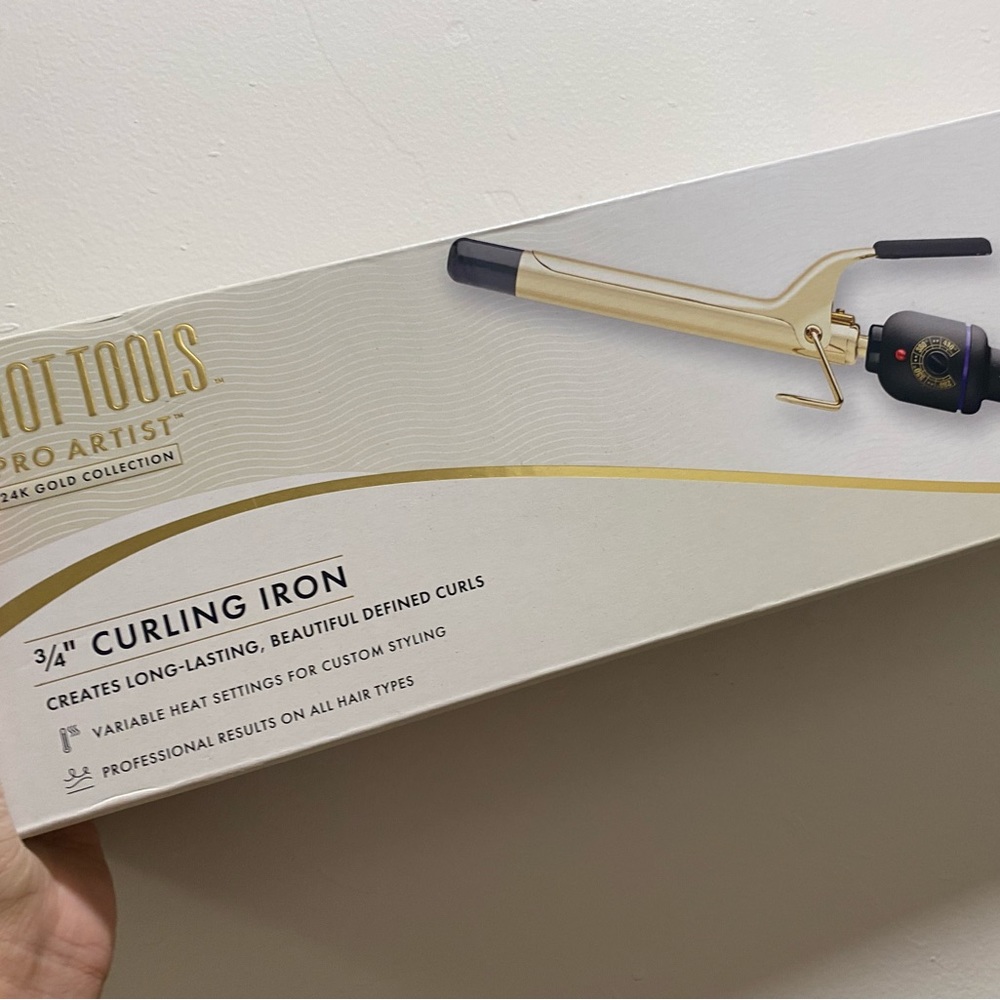 3/4 in hot tools curling iron